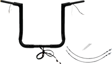 FAT BAGGERS INC. EZ Install Wired 1-1/2" Flat Top Handlebar Kit - 16" - Black 601216-B