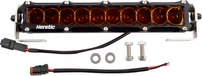 HERETIC Light Bar - 10" - Spot - Amber 51005