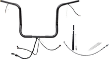 FAT BAGGERS INC. EZ Install Wired 1-1/4" Round Top Handlebar Kit - 14" - Black 912514-B