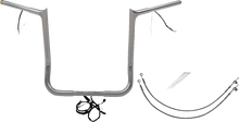 FAT BAGGERS INC. EZ Install Wired 1-1/4" Pointed Top Handlebar Kit - 16" - Chrome 901216