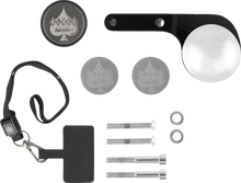 KLOCK WERKS iOmount™ for Indian - Left Perch Mount - Black - Challenger/Pursuit KWD-04-0608-B