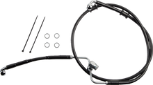 DRAG SPECIALTIES Brake Line - Rear - Non-ABS - Black 618607-BLK