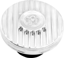 PERFORMANCE MACHINE (PM) Gas Cap - Grill - Chrome 0210-2071GRL-CH