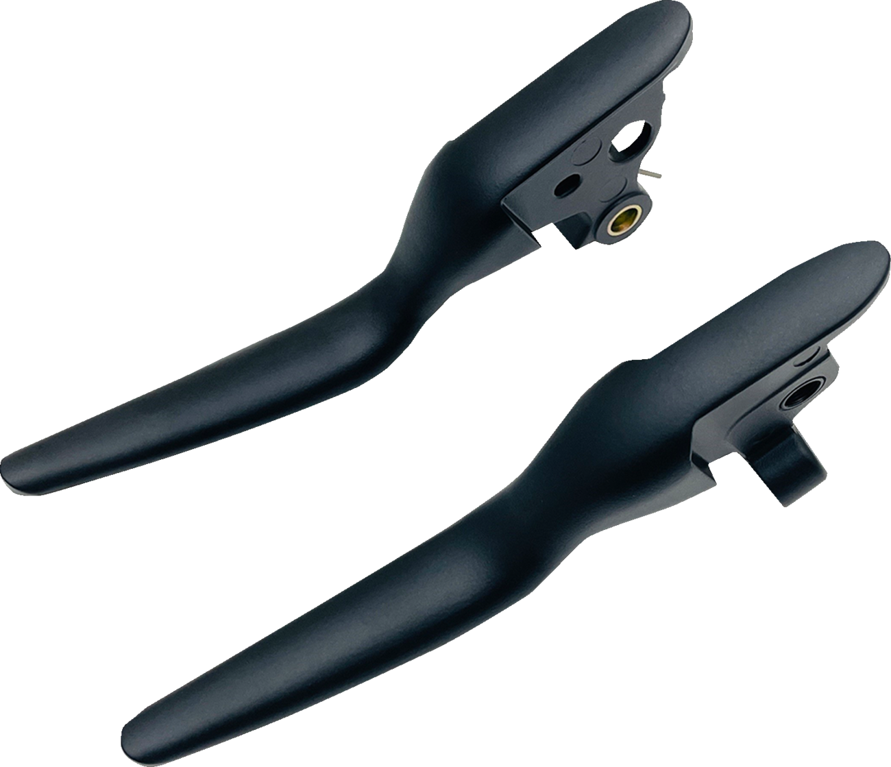 DRAG SPECIALTIES Custom Lever Set - LSR - Satin Black 053843