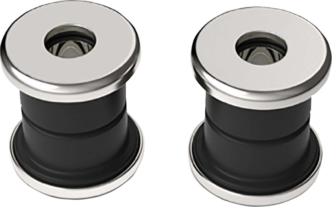 LA CHOPPERS Riser Bushings - Polyurethane - Polished LA-7400-90