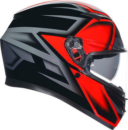 AGV K3 Helmet - Compound - Black/Red - Large 2118381004009L