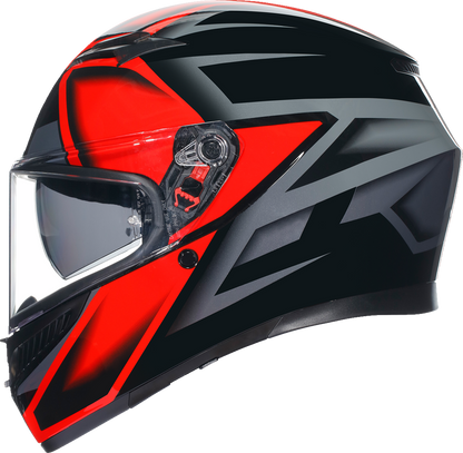 AGV K3 Helmet - Compound - Black/Red - Large 2118381004009L