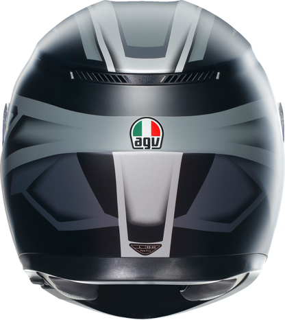 AGV K3 Helmet - Compound - Matte Black/Gray - Large 2118381004008L