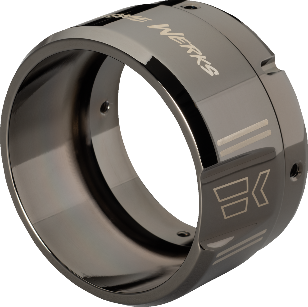 KHROME WERKS 4-1/2" Klassic End Cap - Right Hand - Eclipse 201759P