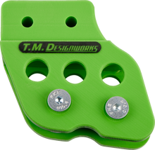 T.M. DESIGNWORKS Chain Guide - Green - Honda/Kawasaki/Suzuki/Yamaha RCG-002-GR