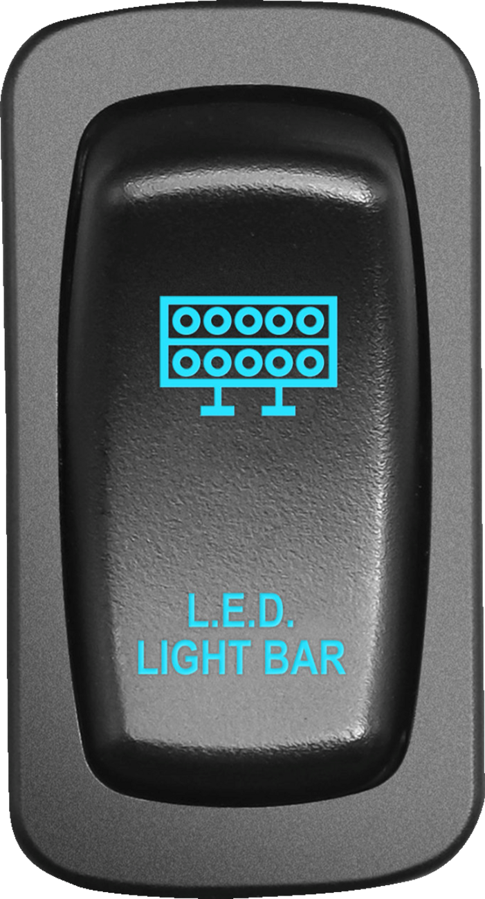MOOSE OFFROAD Switch - Light Bar - Blue LLB-CAR-B