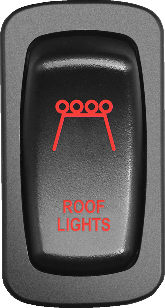 MOOSE OFFROAD Switch - Roof Light - Red RFL-CAR-R