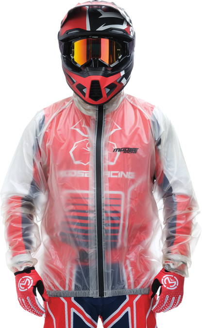 MOOSE OFFROAD Rain Jacket - Clear - Medium 2854-0372