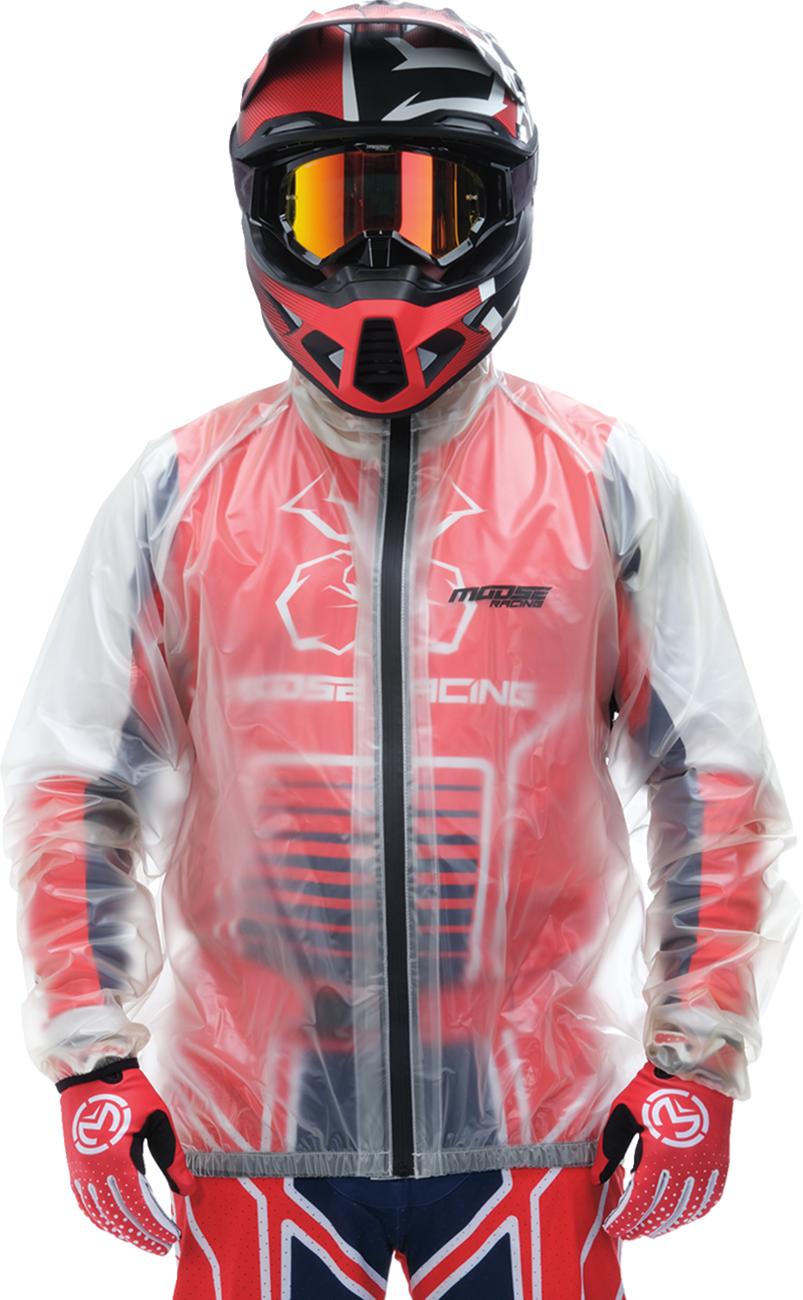 MOOSE OFFROAD Rain Jacket - Clear - Small 2854-0371