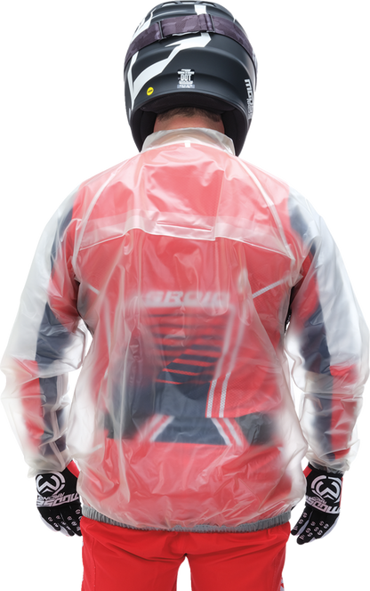 MOOSE OFFROAD Rain Jacket - Clear - Large 2854-0373
