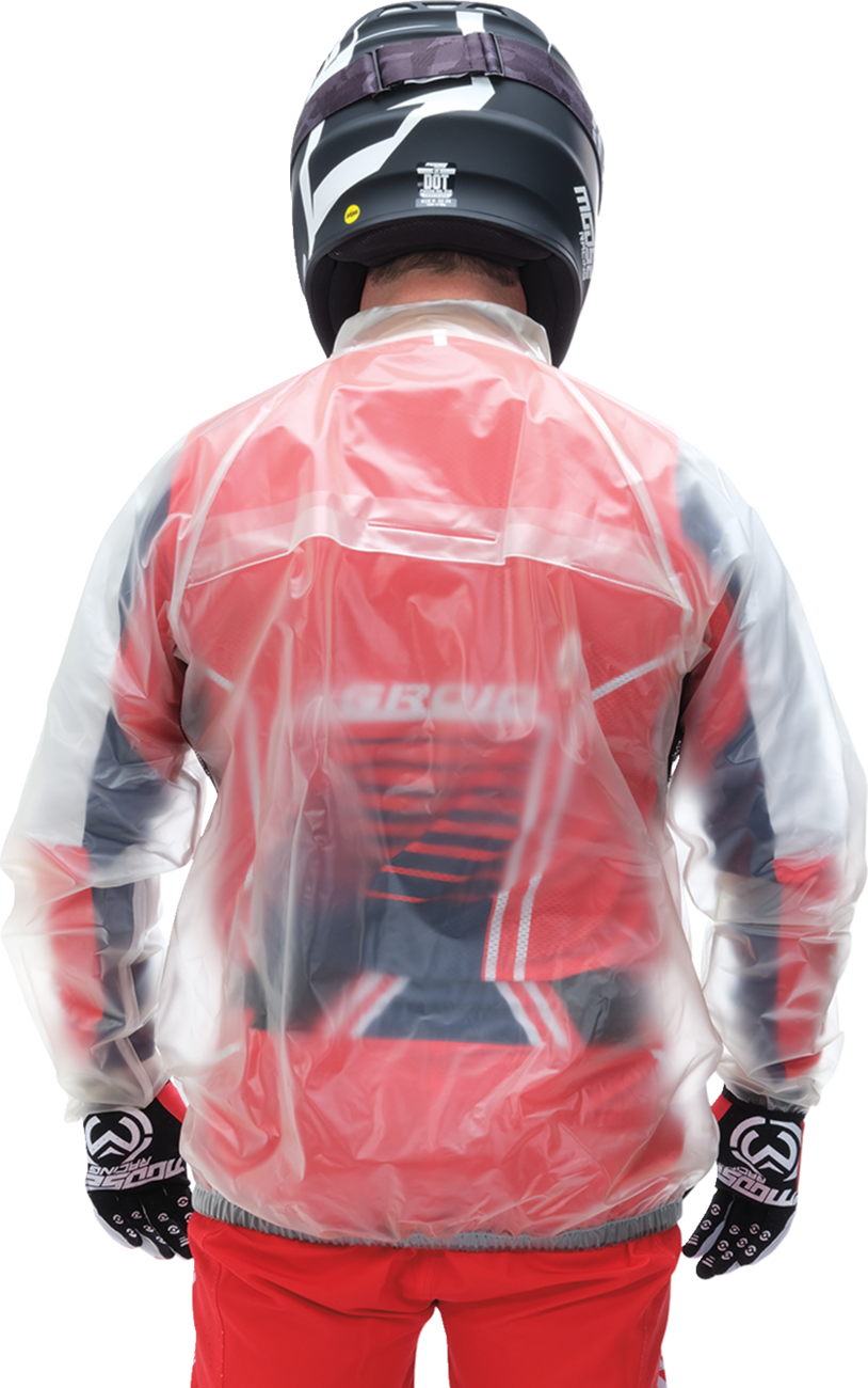 MOOSE OFFROAD Rain Jacket - Clear - Medium 2854-0372