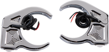 JOKER MACHINE Turn Signal - 49 mm - Amber - Chrome 05-222-3