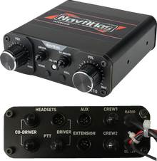 NAVATLAS Intercom/Radio and Headset Kit - 2-Seat - Black NIRBHBK2