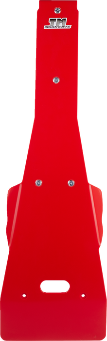 T.M. DESIGNWORKS Skid Plate - Red - Honda - TRX 450 HOFP-E451-RD