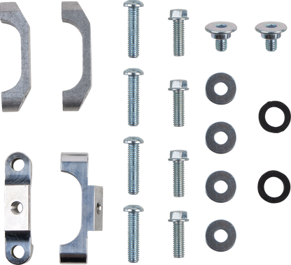 WORKS CONNECTION Radiator Brace Set - Silver - Yamaha 18-181
