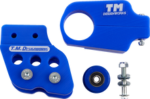 T.M. DESIGNWORKS Chain Guide/Slider - Banshee 350 - Blue YCP-BAN-BU