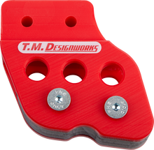 T.M. DESIGNWORKS Chain Guide - Red - Honda/Yamaha/Kawasaki/Suzuki RCG-007-RD