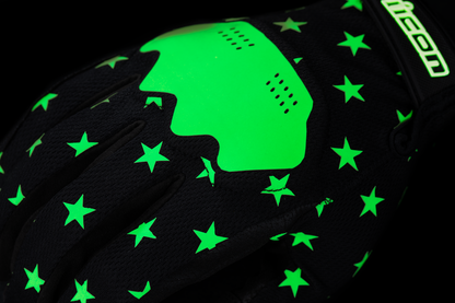 ICON Hooligan™ Old Glory Gloves - Glow - Small 3301-4692