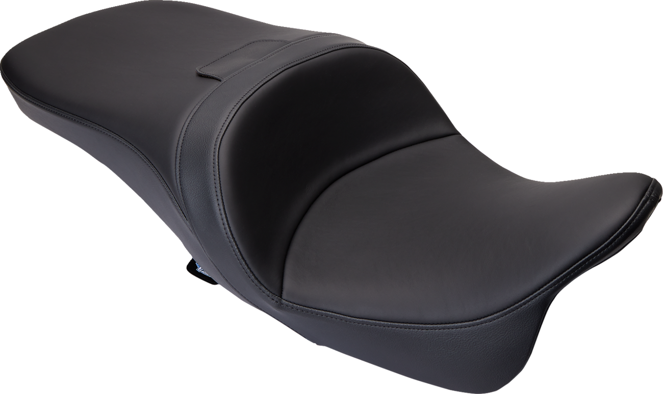 DRAG SPECIALTIES SEATS Freedom Seat - Solar Leather - Black - Smooth - FLH '09-'23 0801-1485