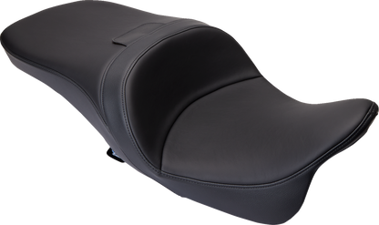 DRAG SPECIALTIES SEATS Freedom Seat - Solar Leather - Black - Smooth - FLH '09-'23 0801-1485
