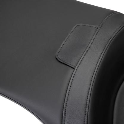 DRAG SPECIALTIES SEATS Freedom Seat - Solar Leather - Black - Smooth - FLH '09-'23 0801-1485