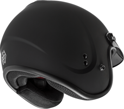Gm 32 Open Face Helmet Matte Black Xl