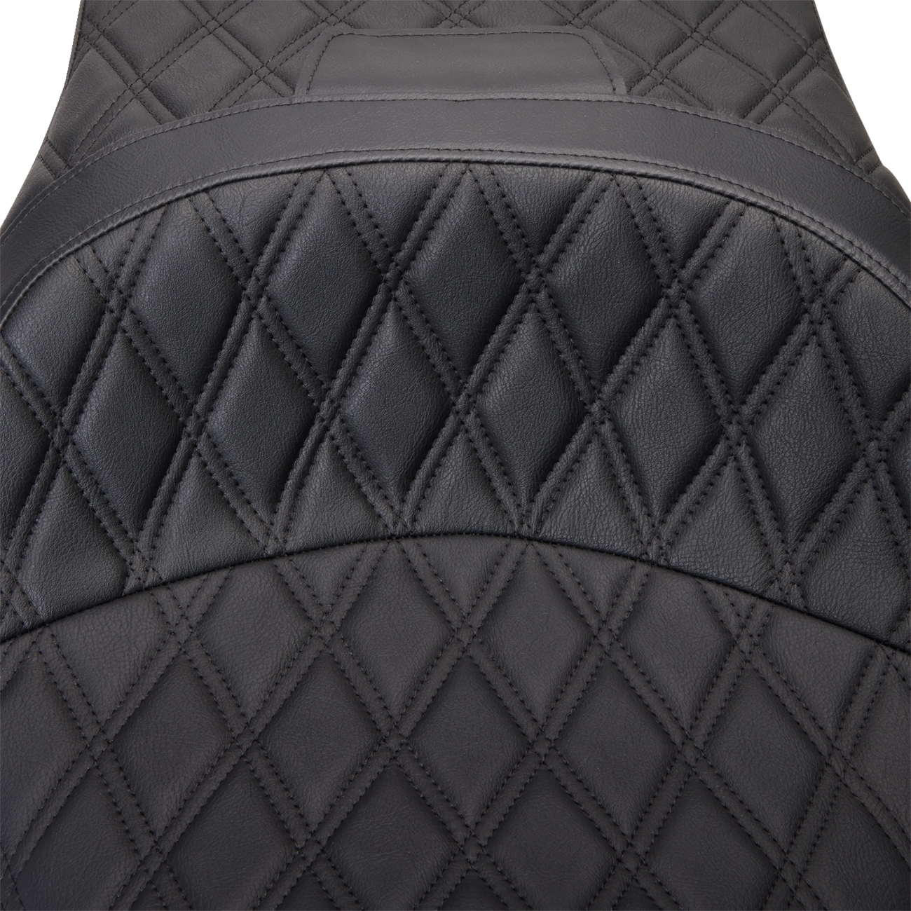 DRAG SPECIALTIES SEATS Freedom Seat - Vinyl - Double Diamond Black Stitch - FLH '09-'23 0801-1481