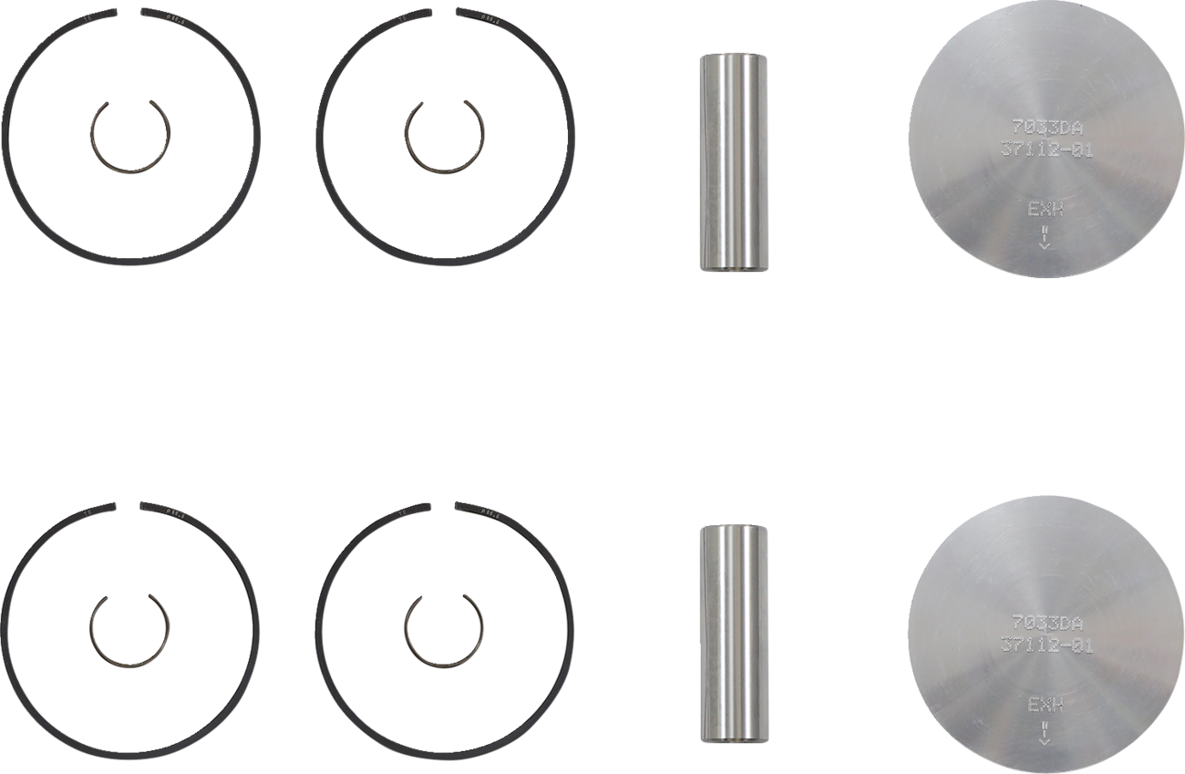 WOSSNER Piston Kit - 66.37 mm - Arctic Cat K7032DA-2