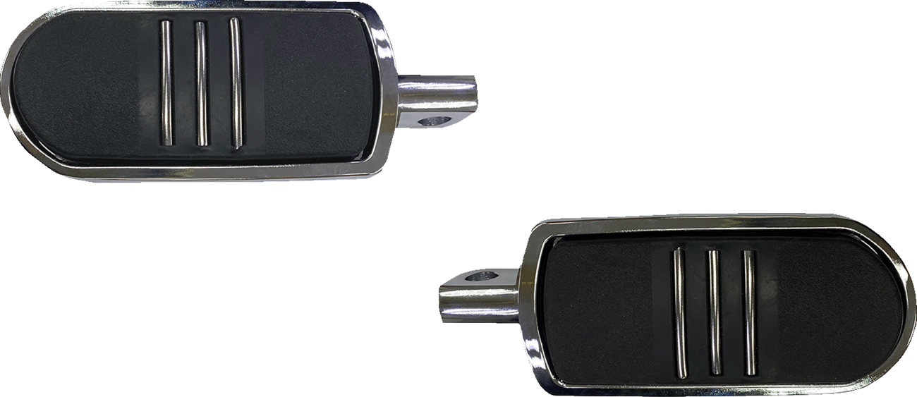 DRAG SPECIALTIES Sweeper Foot Pegs - Chrome - FX P17-0346C