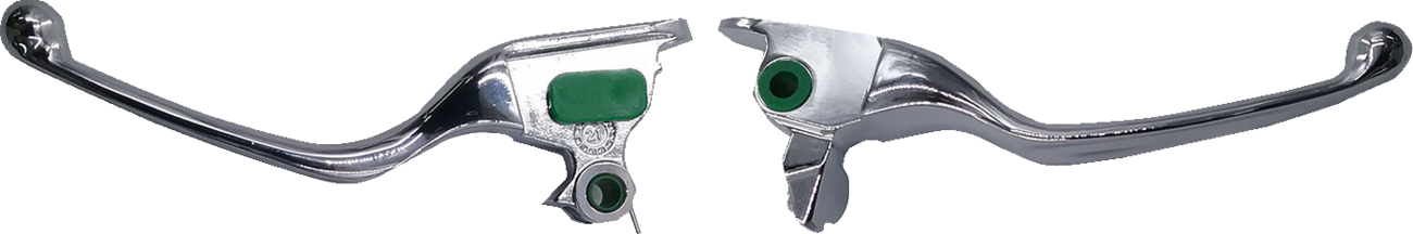 DRAG SPECIALTIES Wide Blade Lever Set - Chrome H07-0730