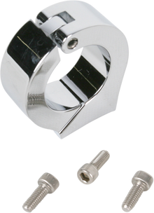 DAKOTA DIGITAL Clamp Mount - For 1.25" Handlebar - 3-3/8" Gauge Cup - Chrome BKT-3325