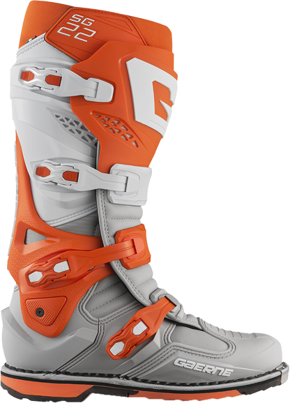 Sg 22 Boots Orange/White/Grey Sz 10