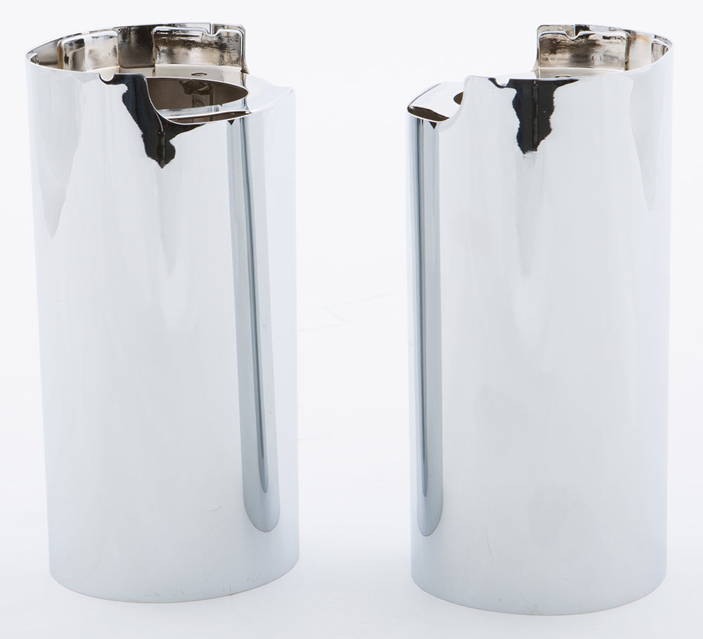 Upper Fork Tube Covers Chrome Touring 14 Up