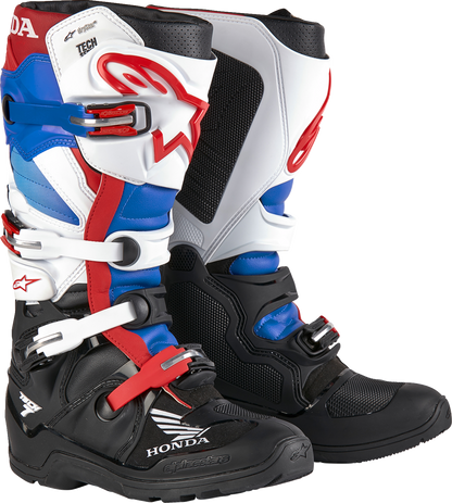 ALPINESTARS Tech 7 Enduro Drystar® Boots - Black/White/Blue/Red - US 11 / EU 45.5 2012723-1272-11