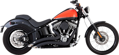 VANCE & HINES 2-into-2 Big Radius Exhaust System - Matte Black 46079