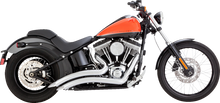 VANCE & HINES 2-into-2 Big Radius Exhaust System - Chrome 26079