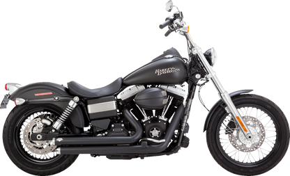 VANCE & HINES Big Shots Staggered Exhaust System - Matte Black 47958