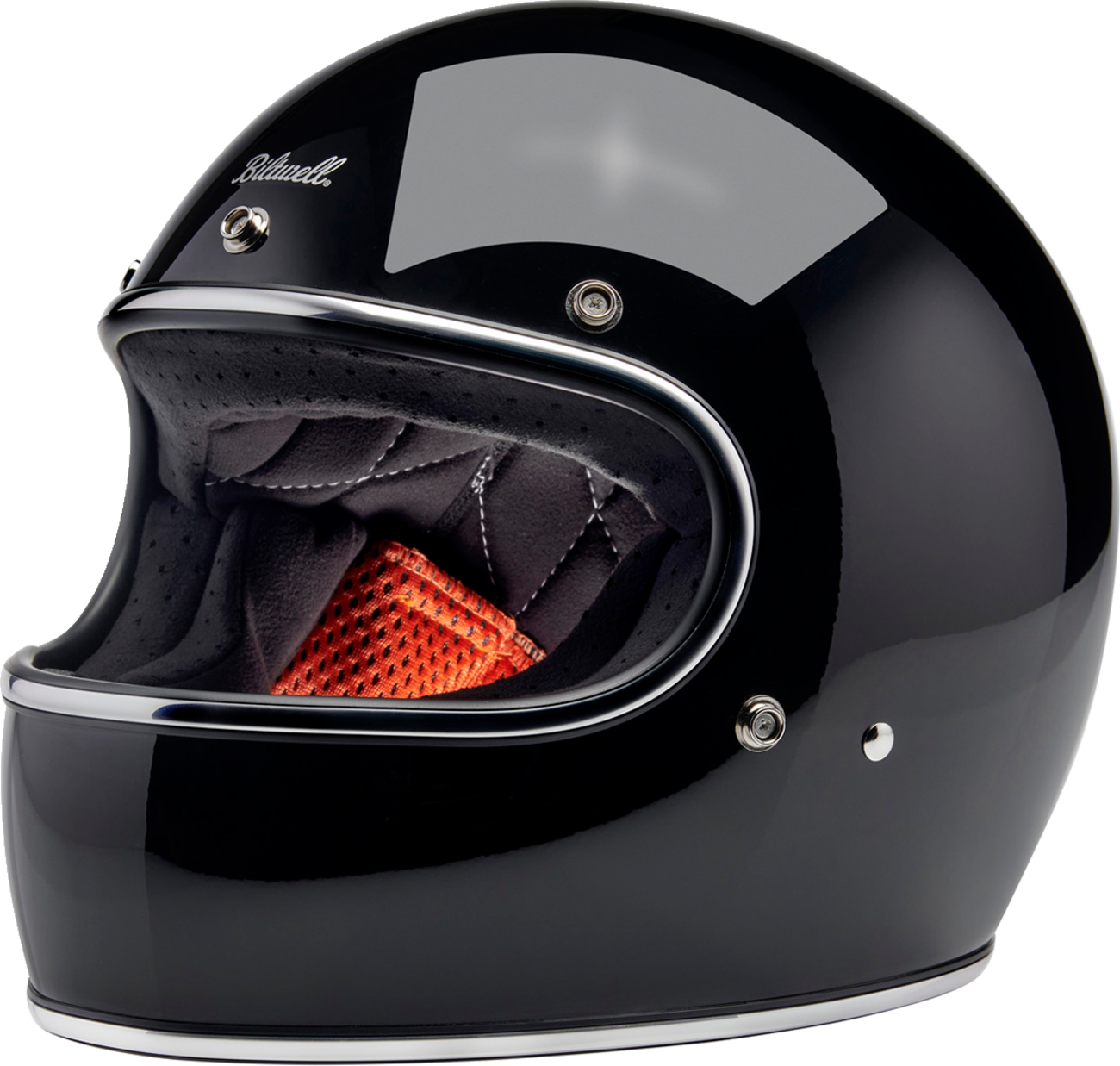 BILTWELL Gringo S Helmet - Gloss Black - Large 1003-101-504