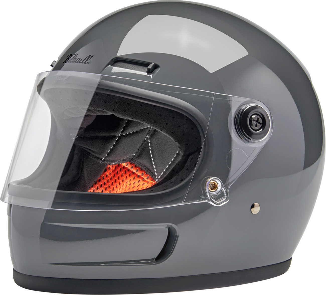 BILTWELL Gringo SV Helmet - Gloss Storm Gray - Medium 1006-109-503