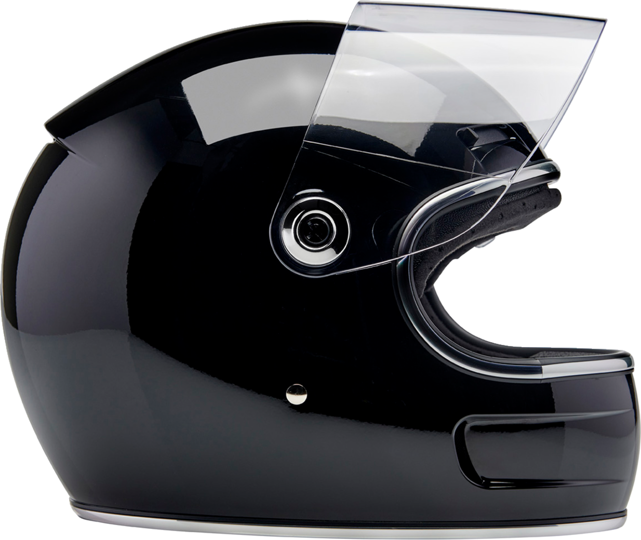 BILTWELL Gringo SV Helmet - Gloss Black - Medium 1006-101-503