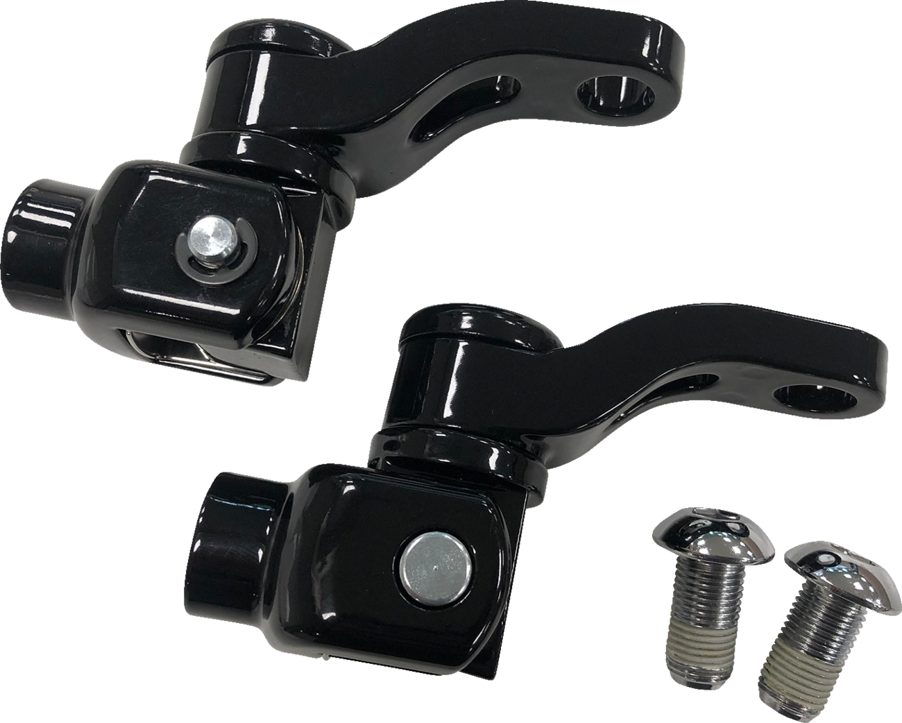 DRAG SPECIALTIES Passenger Peg Mount - Adjustable - Black 78561B