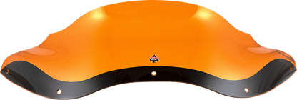 KLOCK WERKS Kolor Flare™ Windshield - 8" - Orange - FLTR KWW-01-0689