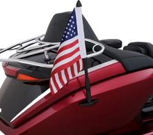 SHOW CHROME Folding Flag Pole - Black - GL 1800 52-973BK