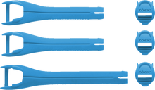 THOR Youth Blitz XR Boots Strap Kit - Blue/Black 3430-1044