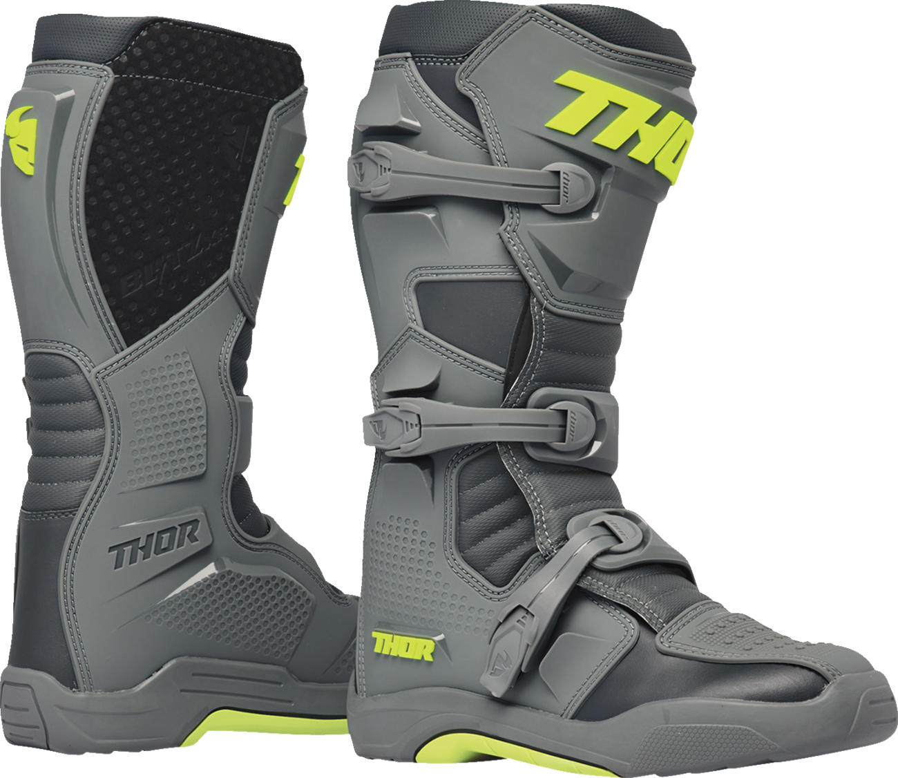 THOR Blitz XR Boots - Gray/Charcoal - US 13 3410-3097